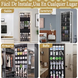 Foto 2 | Foto 2 | Zapatera Moderna Para Puerta 35 Eo Safe Imports Esi-21998 Negro