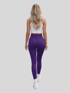 Foto 3 | Foto 3 | Set 3 Mallones Mujer Leggings Stretch Leggins Lic-071-px3 Negro negro Y Morado Mayon Mallas
