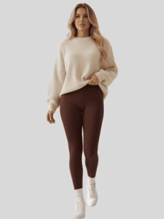 Foto 2 | Foto 2 | Set 3 Mallones Mujer Leggings Stretch Leggins Lic-071-px3 Negro negro Y Cafe Mayon Mallas