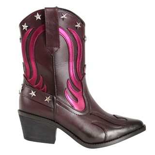Foto 1 | Foto 1 | Bota Botin Vaquero Cowboy Rodeo Juvenil Estilo Western Moda Tacon Cuadrado