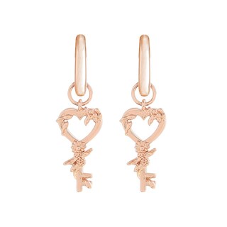Foto 1 | Foto 1 | Aretes Para Mujer Olivia Burton Objbbe06 Celebration Huggies Chapado En Oro Rosa 18k