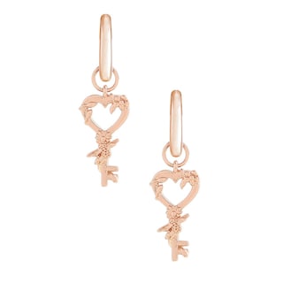 Foto 2 | Foto 2 | Aretes Para Mujer Olivia Burton Objbbe06 Celebration Huggies Chapado En Oro Rosa 18k