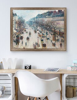 Foto 2 | Foto 2 | Boulevard Montmartre Por Camille Pissarro Con Marco Premier