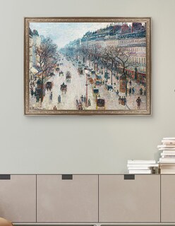 Foto 3 | Foto 3 | Boulevard Montmartre Por Camille Pissarro Con Marco Premier