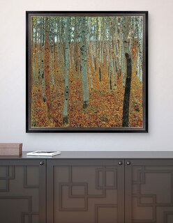 Foto 4 | Foto 4 | Bosque De Hayas De Gustav Klimt Con Marco Premier