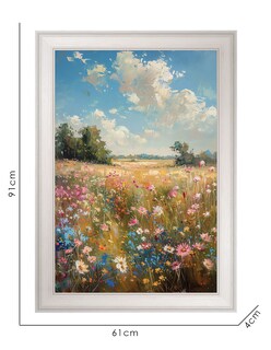 Foto 6 | Foto 6 | Campo De Flores Por Petals Prints Design Con Marco Premier