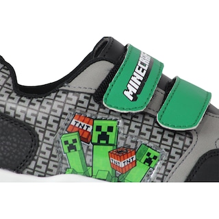 Foto 5 | Foto 5 | Tenis Choclo Con Luces Led Minecraft Para Niño Creeper Edition Negro Con Verde Casual Comodo Ligero Gamer