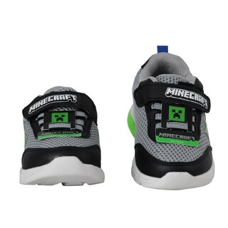 Foto 4 | Foto 4 | Tenis Con Luces Led Minecraft Para Niño Creeper Edition Negro Con Verde Choclo Ligero Comodo