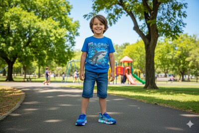Foto 8 | Foto 8 | Tenis De Luces Led Para Niño Tralalero Tralala Tiburon Moda Comodos Ligeros