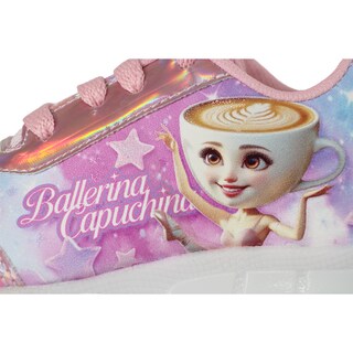 Foto 6 | Foto 6 | Tenis Con Luces Led Para Niña Ballerina Capuchina Color Rosa Moda Comodos Ligeros