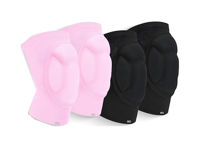 Foto 1 | Foto 1 | 2 Par Rodilleras Deportivas Para Vóleibol Baloncesto O Baile Talla: L Eo Safe Imports Esi-21992 Rosa