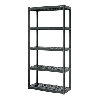 Foto 1 | Foto 1 | Estante Plástico 5 Repisas Carga 70 Kg Medidas 185x43x91 Cm Eo Safe Imports Esi-21999 Negro
