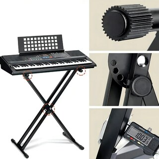 Foto 2 | Foto 2 | Soporte Premium Xtellar Para Teclados Musicales Plegable Y Portátil - Base Estable Ajustable Y Multifuncional