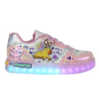 Foto 1 | Foto 1 | Tenis Choclo Con Luces Led Capibara Capybara Para Niña Lila Brillante Casual Comodo Ligero