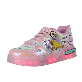 Foto 3 | Foto 3 | Tenis Choclo Con Luces Led Capibara Capybara Para Niña Lila Brillante Casual Comodo Ligero