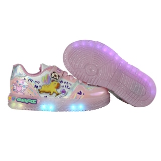 Foto 6 | Foto 6 | Tenis Choclo Con Luces Led Capibara Capybara Para Niña Lila Brillante Casual Comodo Ligero