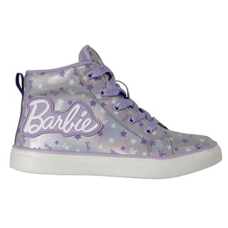 Foto 1 | Foto 1 | Tenis Bota Barbie Morados Para Niña Brillo Y Estilo Moda Juvenil Casual Estrellas