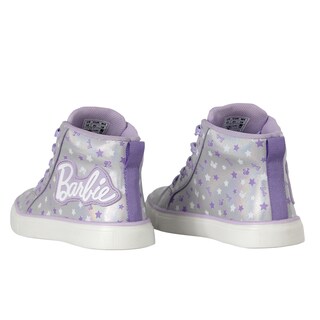 Foto 2 | Foto 2 | Tenis Bota Barbie Morados Para Niña Brillo Y Estilo Moda Juvenil Casual Estrellas