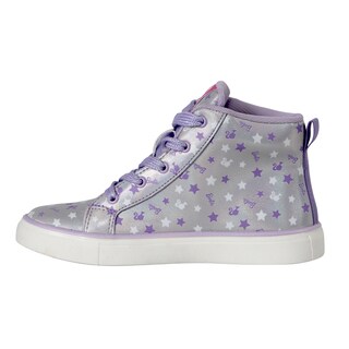 Foto 4 | Foto 4 | Tenis Bota Barbie Morados Para Niña Brillo Y Estilo Moda Juvenil Casual Estrellas