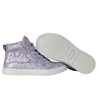 Foto 5 | Foto 5 | Tenis Bota Barbie Morados Para Niña Brillo Y Estilo Moda Juvenil Casual Estrellas