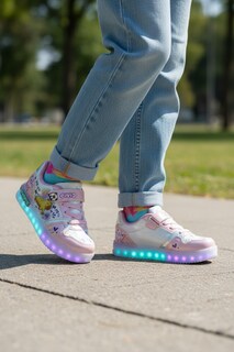 Foto 7 | Foto 7 | Tenis Choclo Con Luces Led Capibara Capybara Para Niña Lila Brillante Casual Comodo Ligero