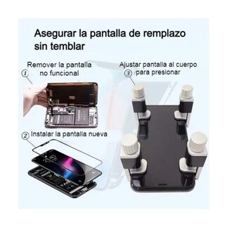 Foto 2 | Foto 2 | Kit 4 Pinzas Metal Belug Pantalla Celular Clip Sujetadora Prensa Touch Negro