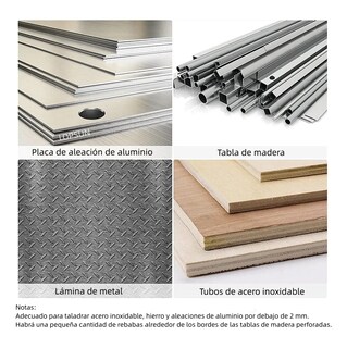Foto 3 | Foto 3 | Set 6 Uds. Broca Belug Escalonada De Acero Rápido +estuche De Aluminio