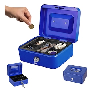 Foto 2 | Foto 2 | Caja Fuerte Caja De Dinero Eo Safe Imports Esi-22023 Azul