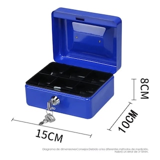 Foto 3 | Foto 3 | Caja Fuerte Caja De Dinero Eo Safe Imports Esi-22023 Azul