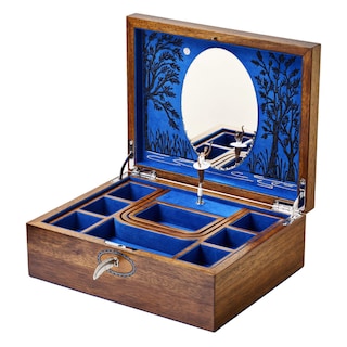 Foto 1 | Foto 1 | Joyero Wolf Ballet Musical De Madera De Nogal Con 9 Compartimentos - Venta Internacional.