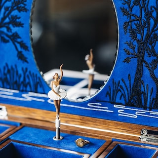 Foto 6 | Foto 6 | Joyero Wolf Ballet Musical De Madera De Nogal Con 9 Compartimentos - Venta Internacional.