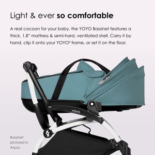 Foto 3 | Foto 3 | Cochecito Babyzen Yoyo2 Con Marco Blanco Y Capazo De Jengibre - Venta Internacional.