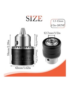 Foto 2 | Foto 2 | Broquero Chuck 1/2 Adaptador Sds Plus Destornillador Impact