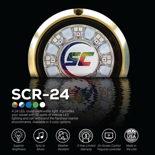 Foto 2 | Foto 2 | Luz Submarina Para Barcos Shadow-caster Scr-24 Led 90w Ip68 - Venta Internacional.