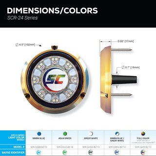 Foto 3 | Foto 3 | Luz Submarina Para Barcos Shadow-caster Scr-24 Led 90w Ip68 - Venta Internacional.