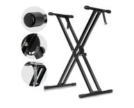 Soporte Stand Base Para Teclado Reforzado Plegable Q-2x