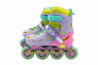 Foto 4 | Foto 4 | Combo Patines Ajustables Protecciones Y Bolsa Speed Rainbow Md 21-24mx