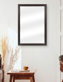 Foto 3 | Foto 3 | Espejo De Pared Enmarcado En Color Nogal Tostado | Fine Art Tj - 71 X 101 Cm