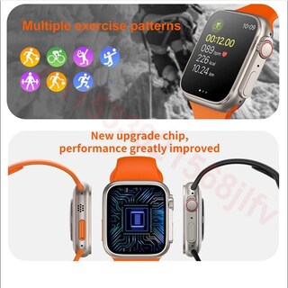 Foto 6 | Foto 6 | Smartwatch T900 Ultra S2 con Carga Inalámbrica Monitoreo Fitness y Notificaciones.