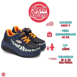 Foto 4 | Foto 4 | Tenis Patín Speed Rollers Style Speed Wolf Azul