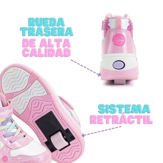 Foto 5 | Foto 5 | Tenis Patín Speed Rollers Style Doodles Rollers Rosa