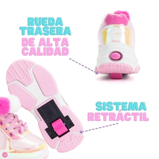 Foto 5 | Foto 5 | Tenis Patín Speed Rollers Style Bow Kitty Rosa