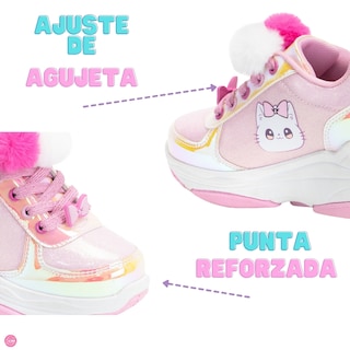 Foto 6 | Foto 6 | Tenis Patín Speed Rollers Style Bow Kitty Rosa
