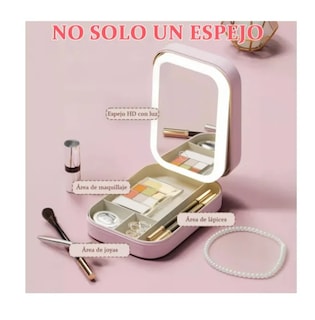 Foto 4 | Foto 4 | Espejo con Luz Led Recargable y Estuche de Maquillaje de Viaj