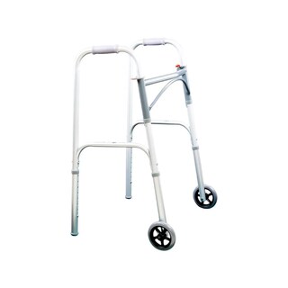 Foto 2 | Foto 2 | Drive Medical Deluxe - Andador Plegable De Dos Botones Con Ruedas De 5 Pulgadas