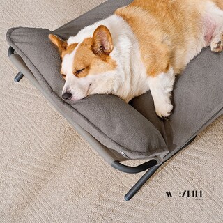 Foto 3 | Foto 3 | Cama Elevada Para Perros Y Gatos Transpirable Frio Y Calor Gris Oscuro