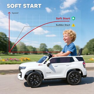 Foto 6 | Foto 6 | Montable Eléctrico Para Niños Tahoe Hl588 Llantas Eva Blanco