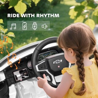 Foto 7 | Foto 7 | Montable Eléctrico Para Niños Tahoe Hl588 Llantas Eva Blanco