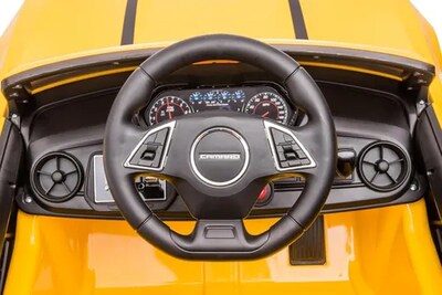 Foto 2 | Foto 2 | Montable Eléctrico Para Niños Camaro Hl558 Asiento Vinipiel Amarillo