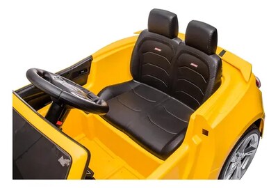 Foto 4 | Foto 4 | Montable Eléctrico Para Niños Camaro Hl558 Asiento Vinipiel Amarillo
